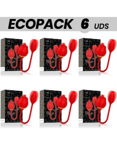 ECOPACK 6 VIENETAI - MIA VIENNA DVIGUBAS MALONUMAS LAŽIANTIS VIBRUOJAMAS KIAUŠINIS