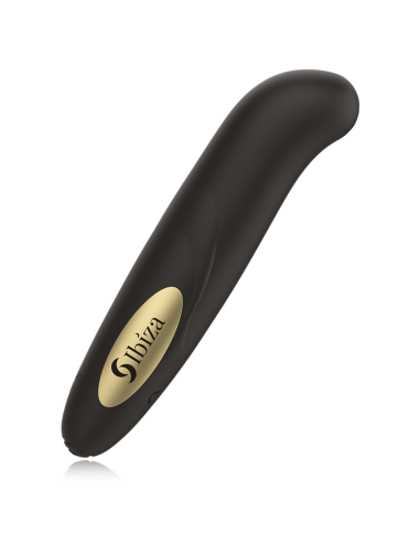 IBIZA - klitorio stimuliatorius su USB įkrovikliu, 10 vibracijos režimų, auksinis, 13 x 2,9