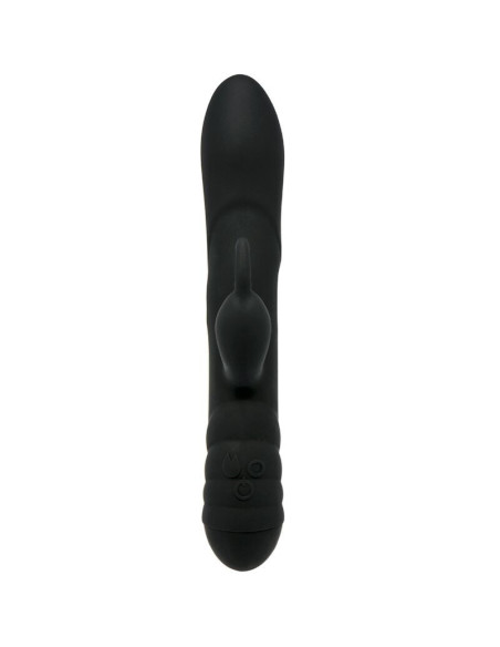 ADRIEN LASTIC - TWISTER VIBRATOR AND ROTATOR MASSAGER RABBIT BLACK