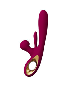 ARMONY - SMŪGINIS SŪPYNIŲ VIBRATORIUS IR DVIGUBAS STIMULIACIJOS MODELIS 1 BURGUNDY 2