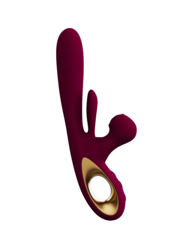 ARMONY - SMŪGINIS SŪPYNIŲ VIBRATORIUS IR DVIGUBAS STIMULIACIJOS MODELIS 1 BURGUNDY