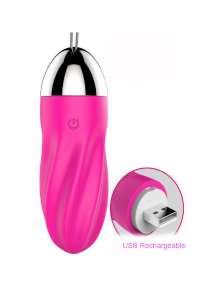 ARMONY - SWEETY SPIRAL VIBRATING EGG REMOTE CONTROL PINK