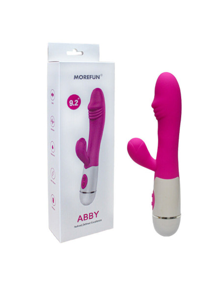 ARMONY - ABBY VIBRATORIUS IR STIMULIATORIUS 16 GREIČIŲ ROŽINIS