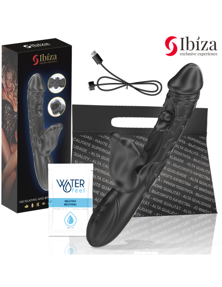 IBIZA - VIBRATOR AND CLITORIS STIMULATOR WITH BITING AND ROTATION EFFECT