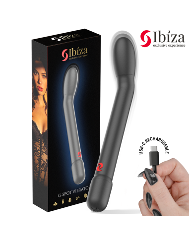 IBIZA - BLACK G-SPOT VIBRATOR WITH VIBRATION