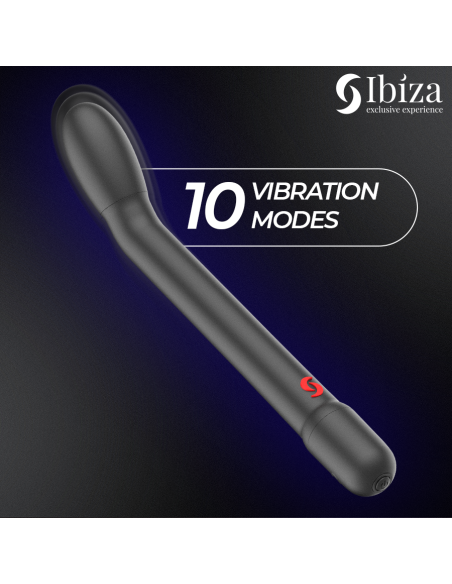 IBIZA - BLACK G-SPOT VIBRATOR WITH VIBRATION