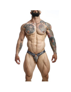 MOB - DNGEON SNAP JOCKSTRAP GRAY ONE SIZE