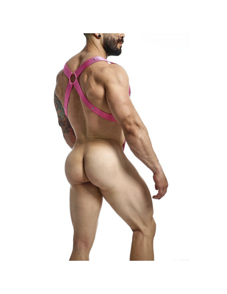 MOB - DNGEON CROSS BACK HARNESS PINK ONE SIZE