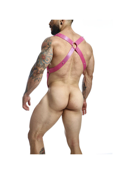 MOB - DNGEON CROSS BACK HARNESS PINK ONE SIZE