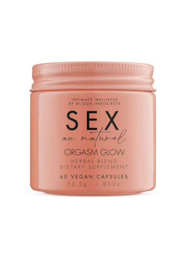 BIJOUX - ORGASM GLOW MAISTO PAPILDAS 60 KAPSULIŲ