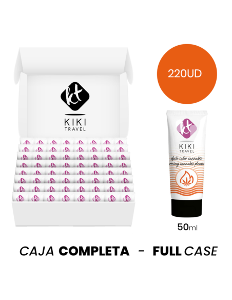 Minimalus užsakymo kiekis 220 – KIKÍ TRAVEL CANNABIS HOT EFFECT lubrikantas – 50 ml