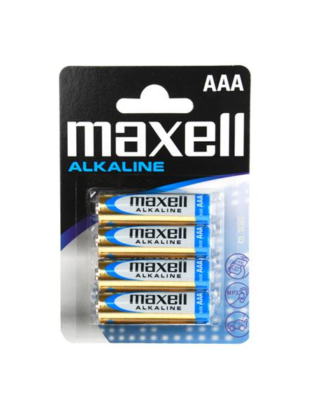 MAXELL - BATTERY AAA 4PCS
