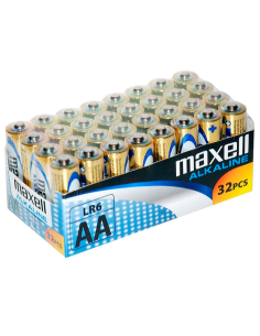MAXELL - ALCALINA AA LR6 ELEMENTAI, 32 UDS