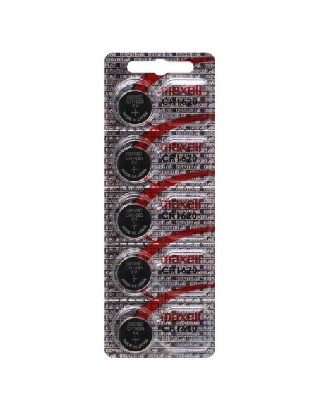 MAXELL - Ličio baterijos CR1620 3V 5UDS
