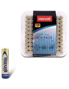 MAXELL - ALKALINE BATTERY AAA LR03 PACK100 BATTERIES