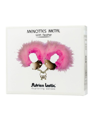 ADRIEN LASTIC - METALINĖS ANTRANKĖS SU ROŽINĖMIS PLUNKSNŲ