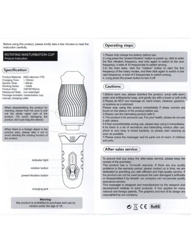 ARMONY - BELUCCI ORAL MASTURBATOR VIBRATOR WHITE