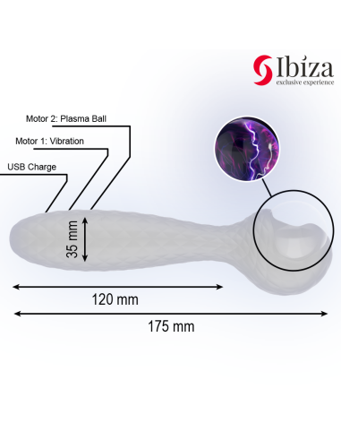 IBIZA - PLAZMOS SFEROS VIBRATORIUS IR STIMULIATORIUS