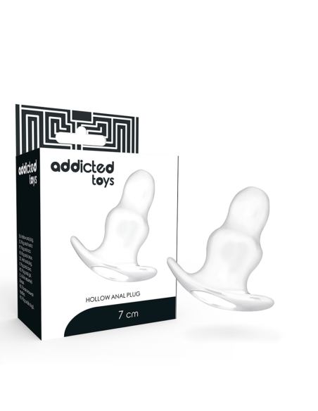 ADDICTED TOYS - MAŽAS ANALINIS PLEČIAMASIS 7 CM - SKAIDRUS