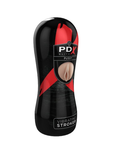 PDX ELITE - VIBRATING PUSSY STROKER