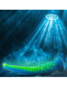 EPIC - SCYLLA fluorescencinis plonas čiuptuvinis dildo, didelis dydis 2