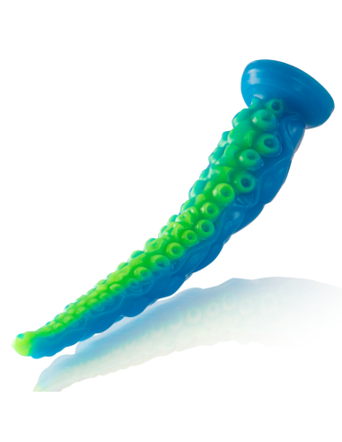 EPIC - SCYLLA fluorescencinis plonas čiuptuvinis dildo, didelis dydis