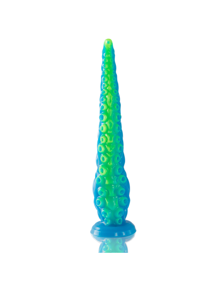 EPIC - SCYLLA fluorescencinis plonas čiuptuvinis dildo, didelis dydis