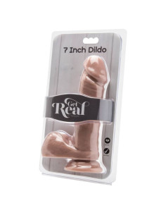 GET REAL - DILDO 18 CM WITH BALLS SKIN 2