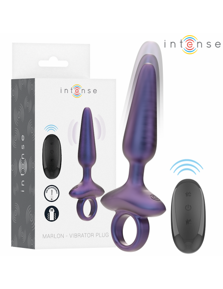 INTENSE - MARLON VIBRATING ANAL PLUG MODEL 4 REMOTE CONTROL