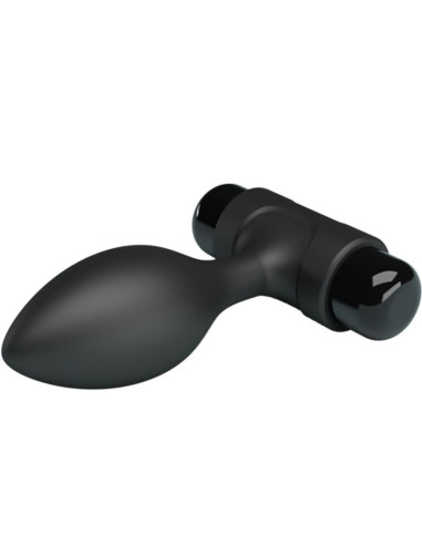 PRETTY LOVE - VIBRA BUTT 10 VIBRATIONS ANAL PLUG BLACK