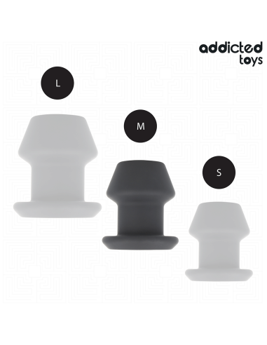 ADDICTED TOYS - YPATINGAI TUŠČIABUČIAS SILIKONINIS ANALINIS KAIŠTIS, M DYDIS, 8,7 CM