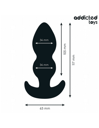 ADDICTED TOYS - ANAL PLUG SILICONE SIZE L 11.7 CM