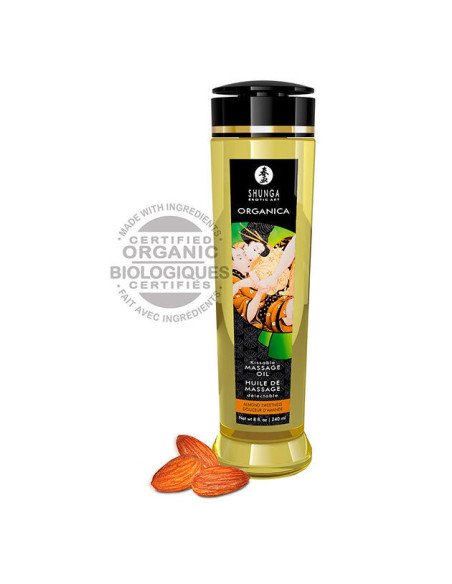 SHUNGA - EKOLOGIŠKAS MIGDOLŲ MASAŽINIS ALIEJUS 240 ML