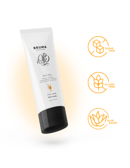 BRUMA - ALOE VERA slystanti gelis PINA COLADA SKANAI, 100 ml