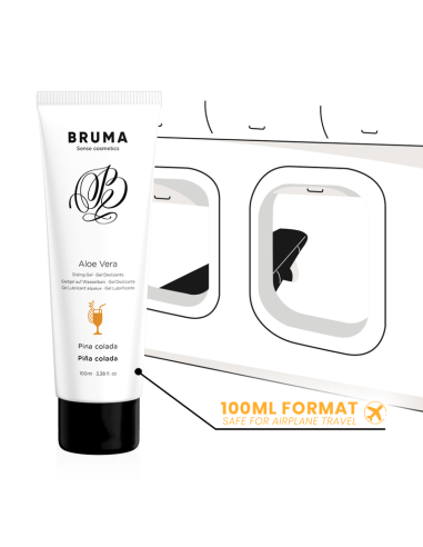 BRUMA - ALOE VERA slystanti gelis PINA COLADA SKANAI, 100 ml