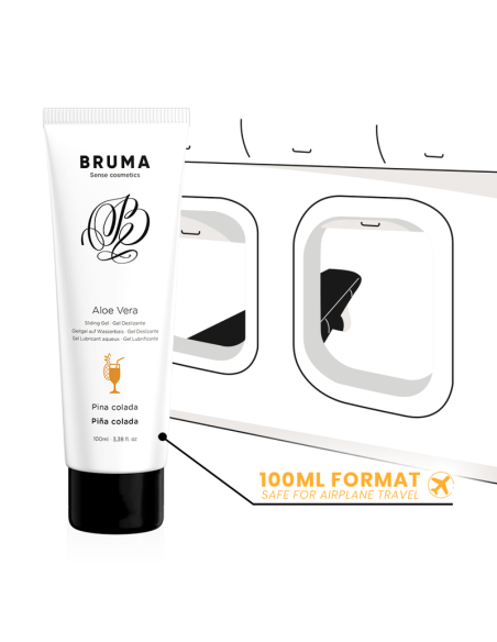 BRUMA - ALOE VERA slystanti gelis PINA COLADA SKANAI, 100 ml