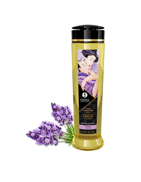 SHUNGA - SENSATION erotinio masažo aliejus 240 ml