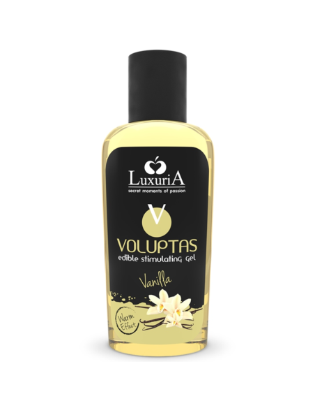 INTIMATELINE LUXURIA - VOLUPTAS VALGOMAS MASAŽAS GELIS ŠILDANTIS POVEIKIS - VANILĖ 100 ml
