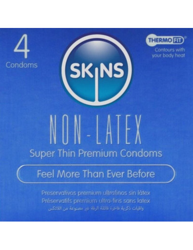 SKINS - LATEX-FREE CONDOMS PACK OF 4