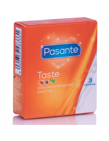 PASANTE - CONDOMS FLAVORS 3 UNITS
