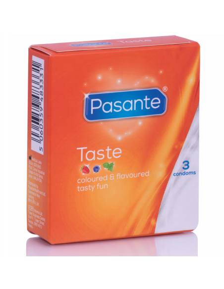 PASANTE - CONDOMS FLAVORS 3 UNITS