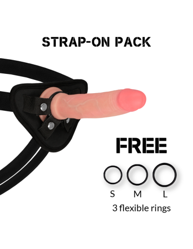 ROCKARMY - HARNESS LIQUID SILICONE DILDO PREMIUM AVENGER 19 CM -O- 3.98 CM