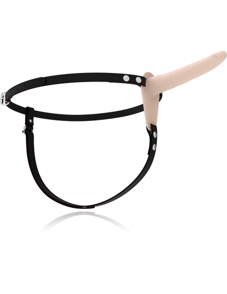 FETISH SUBMISSIVE HARNESS - KŪNO SILIKONINIS VIBRATORIUS 15 CM