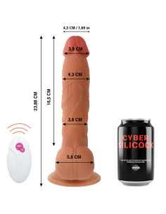 CYBER SILICOCK - REMOTE CONTROL REALISTIC MASTER BEN 23.88 CM -O- 4.3 CM 2
