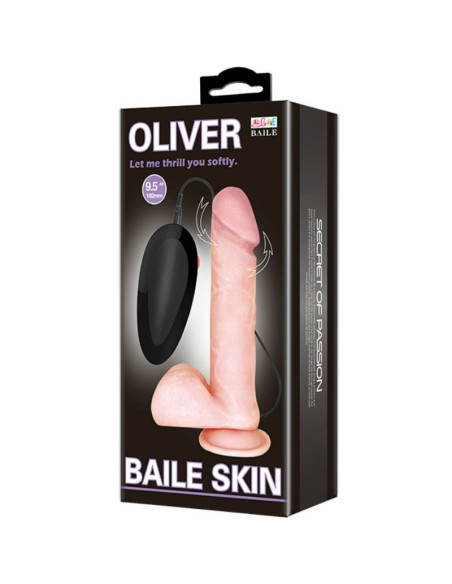 BAILE - OLIVER REALISTINIS VIBRATORIUS GERAS SU SUKIMO FUNKCIJA