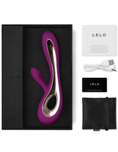 LELO - SORAYA 2 RABBIT VIOLETINIS VIBRATORIUS ŽENKLAS 2