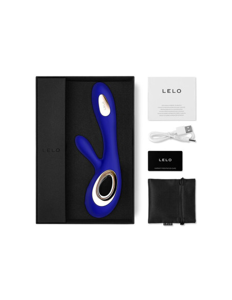 LELO - SORAYA WAVE VIBRATORIUS TRIUŠIO VIDURNAKČIO MĖLYNAS