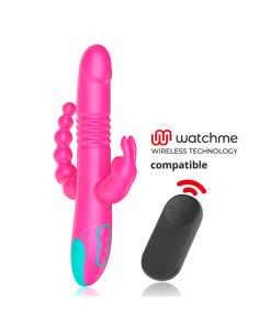 HAPPY LOKY - DONALD TRIPLE STIMULATION: ANAL, G-SPOT and CLITORAL WATCHME WIRELESS TECHNOLOGY COMPATIBLE