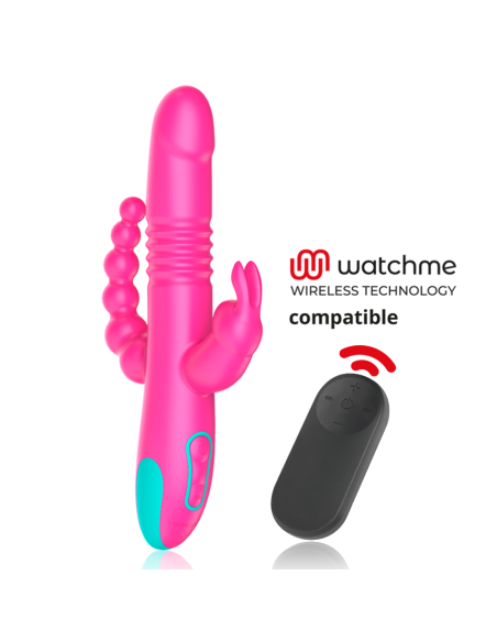 HAPPY LOKY - DONALD TRIPLE STIMULATION: ANAL, G-SPOT and CLITORAL WATCHME WIRELESS TECHNOLOGY COMPATIBLE