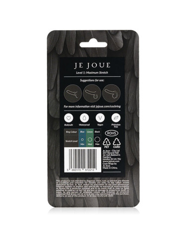 JE JOUE - MAXIMUM STRETCH SILICONE COCK RING - BLACK